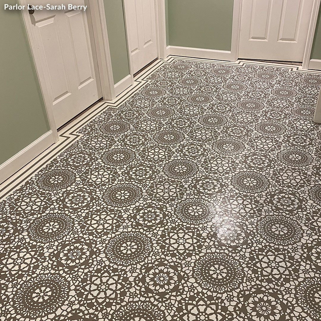 Parlor Lace Wall Stencil - Image 17