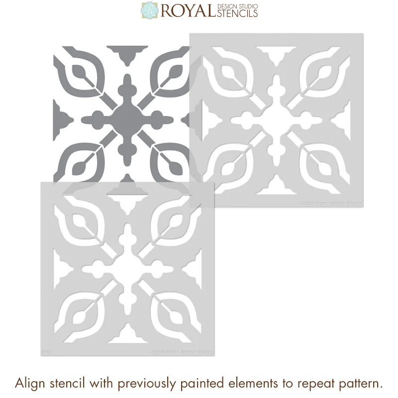 Petra Tile Stencil - Image 10