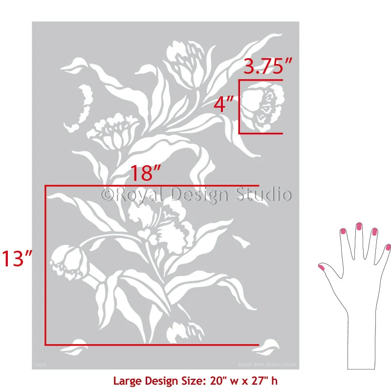Phoebe's Tulip Stencil - Image 6