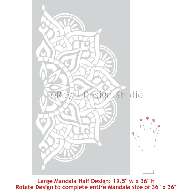 Prajna Mandala Stencil - Image 10