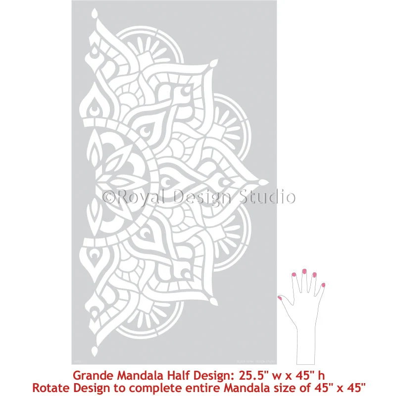 Prajna Mandala Stencil - Image 11