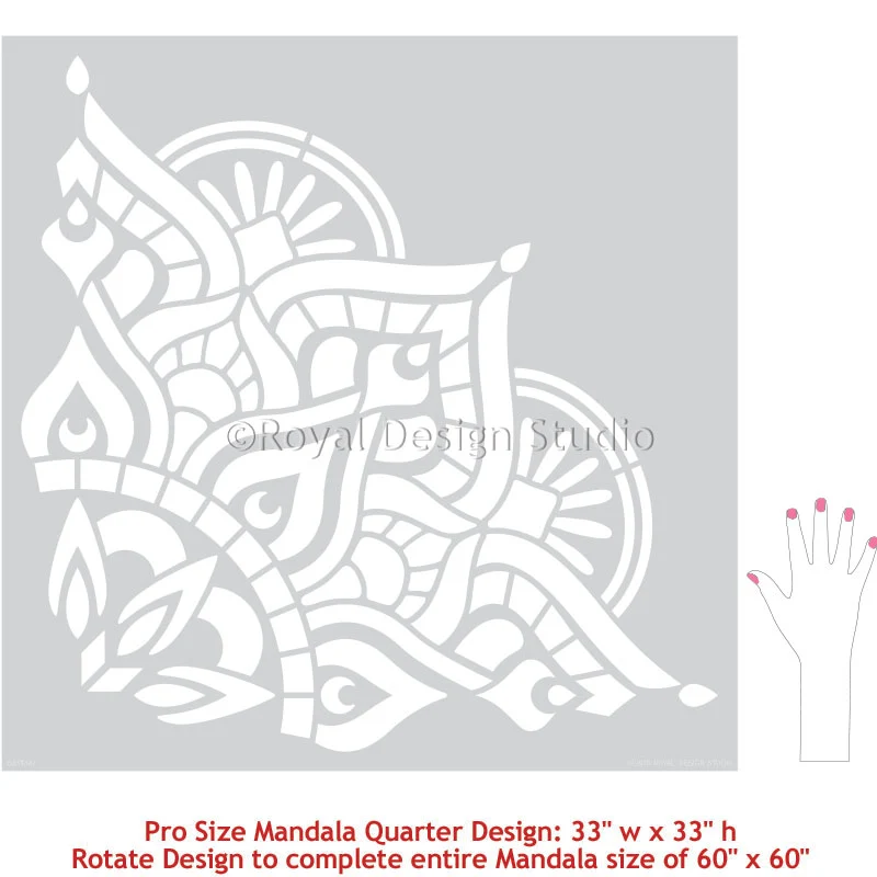 Prajna Mandala Stencil - Image 12