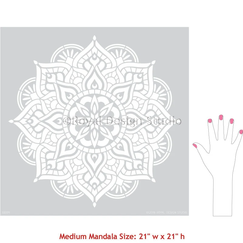 Prajna Mandala Stencil - Image 9