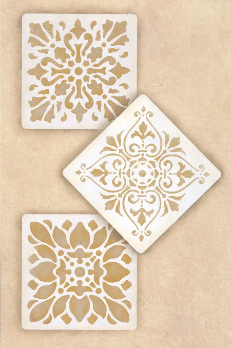 Renaissance Tile Stencils Set A - Image 7