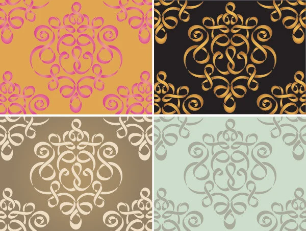 Ribbon Damask Wall Stencil - Image 12
