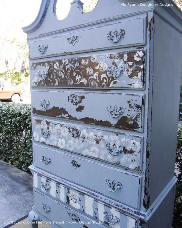 Scrollallover Wall Stencil - Image 15