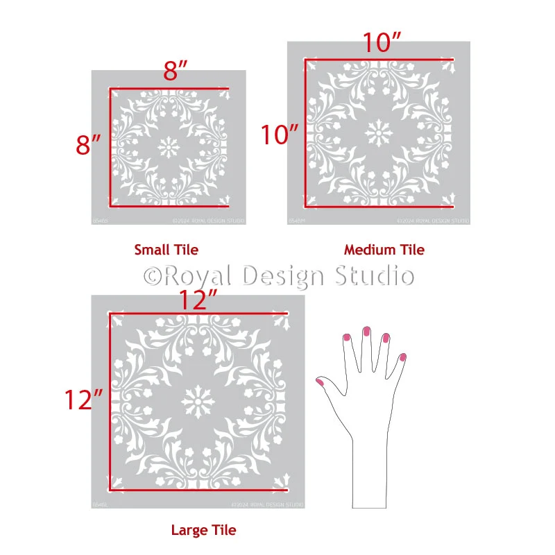 Sintra Tile Stencil - Image 8