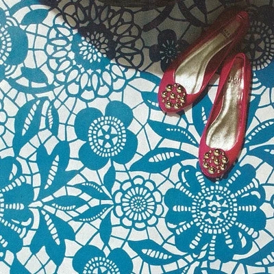 Skylar's Lace Floral Stencil - Image 20
