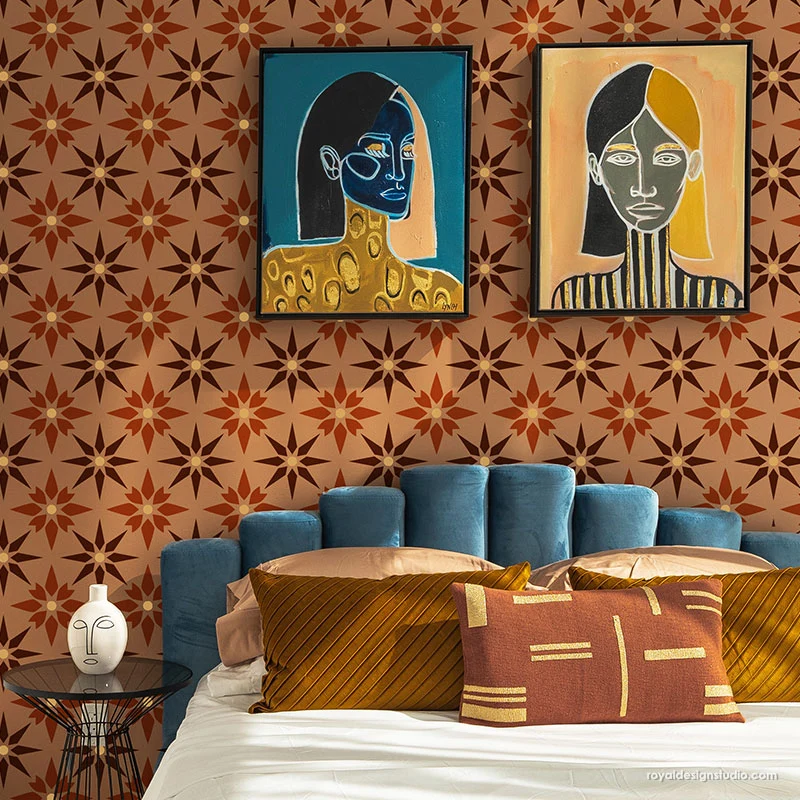 Starz Tile Allover Stencil - Image 4