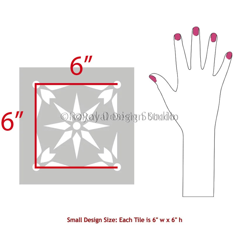 Starz Tile Stencil - Image 10