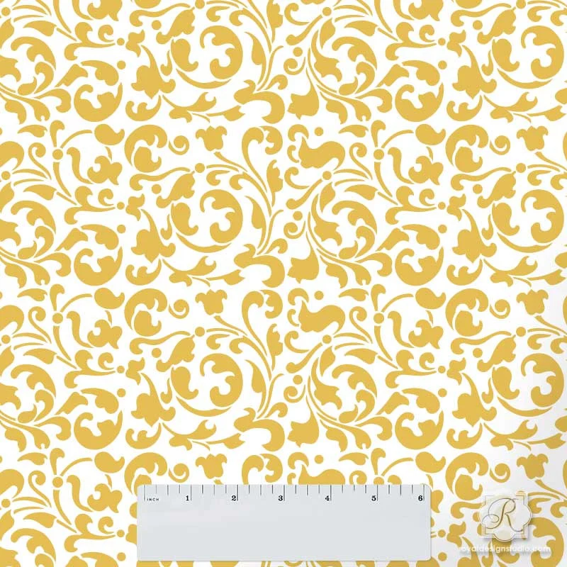 Sultan Swirl Craft Stencil - Image 2