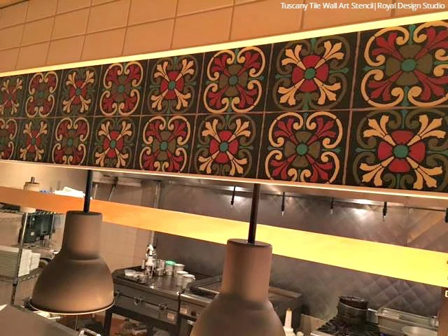 Tuscan Tile Stencil - Image 4