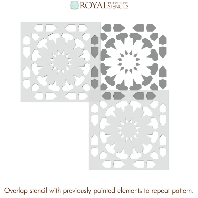 Upscaled Marhaba Tile Stencil - Image 7