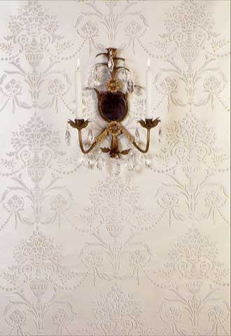 Vase & Pearls Allover Wall Stencil - Image 9