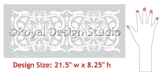 Villa Border Stencil - Image 5